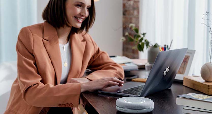 beyerdynamic Speakerphones zum freien Sprechen im Homeoffice, in Konferenzen oder im Büro