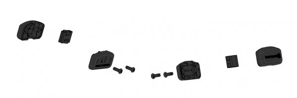 Slider repair set Custom, black
